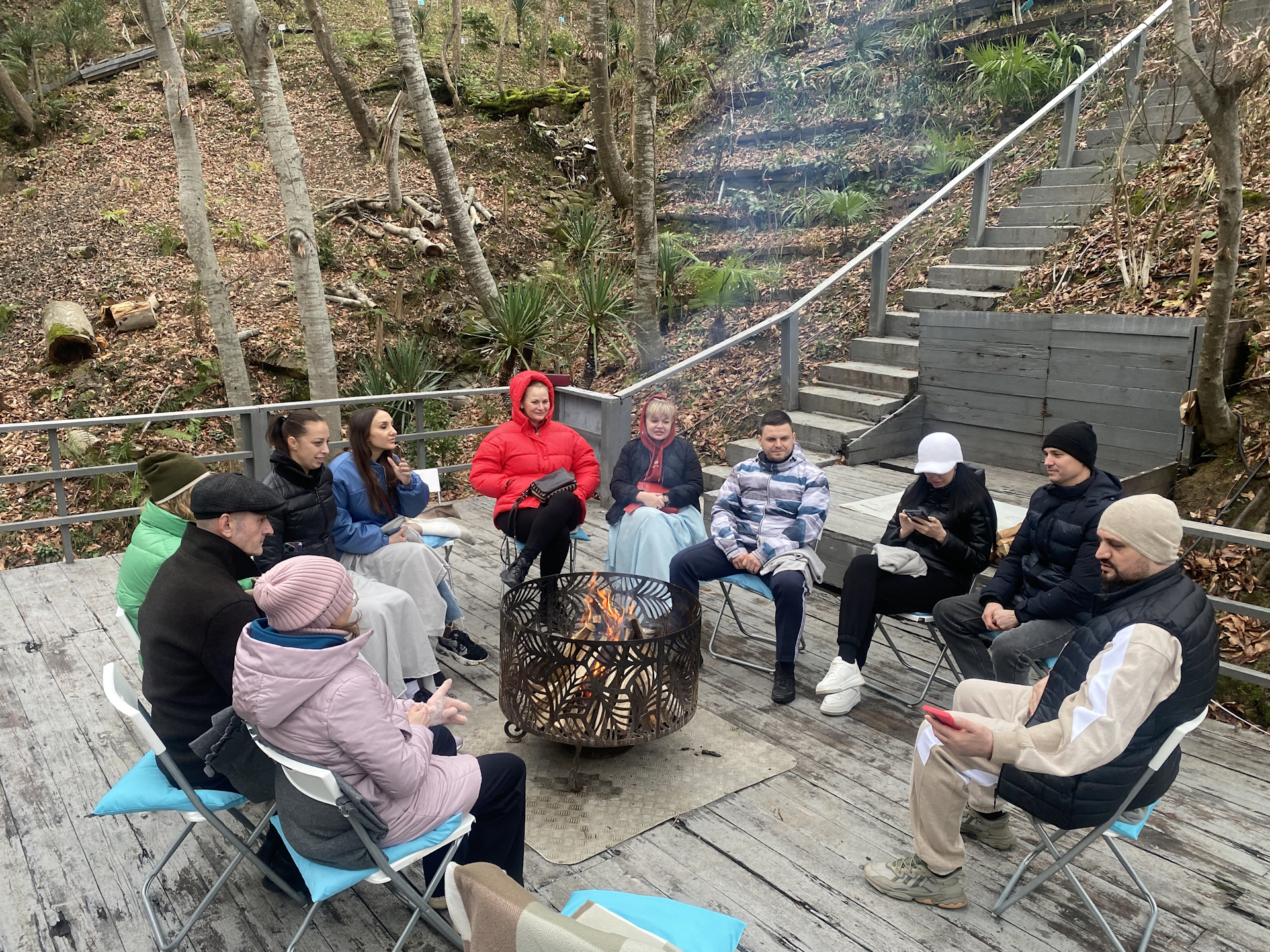 Вечерний костер